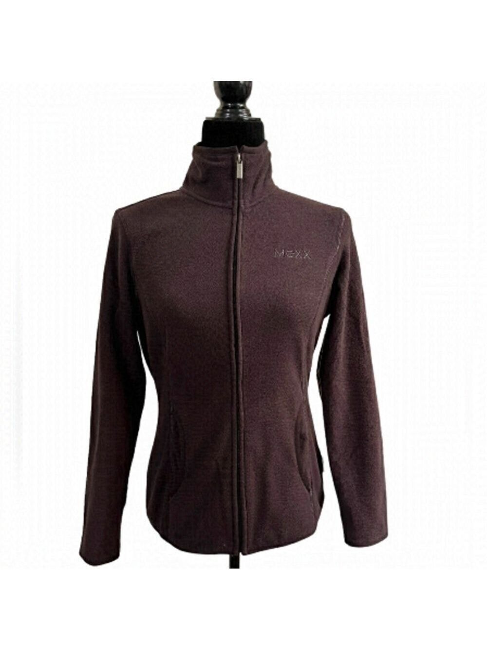 Mexx Full Zip Maroon Fleece Jacket